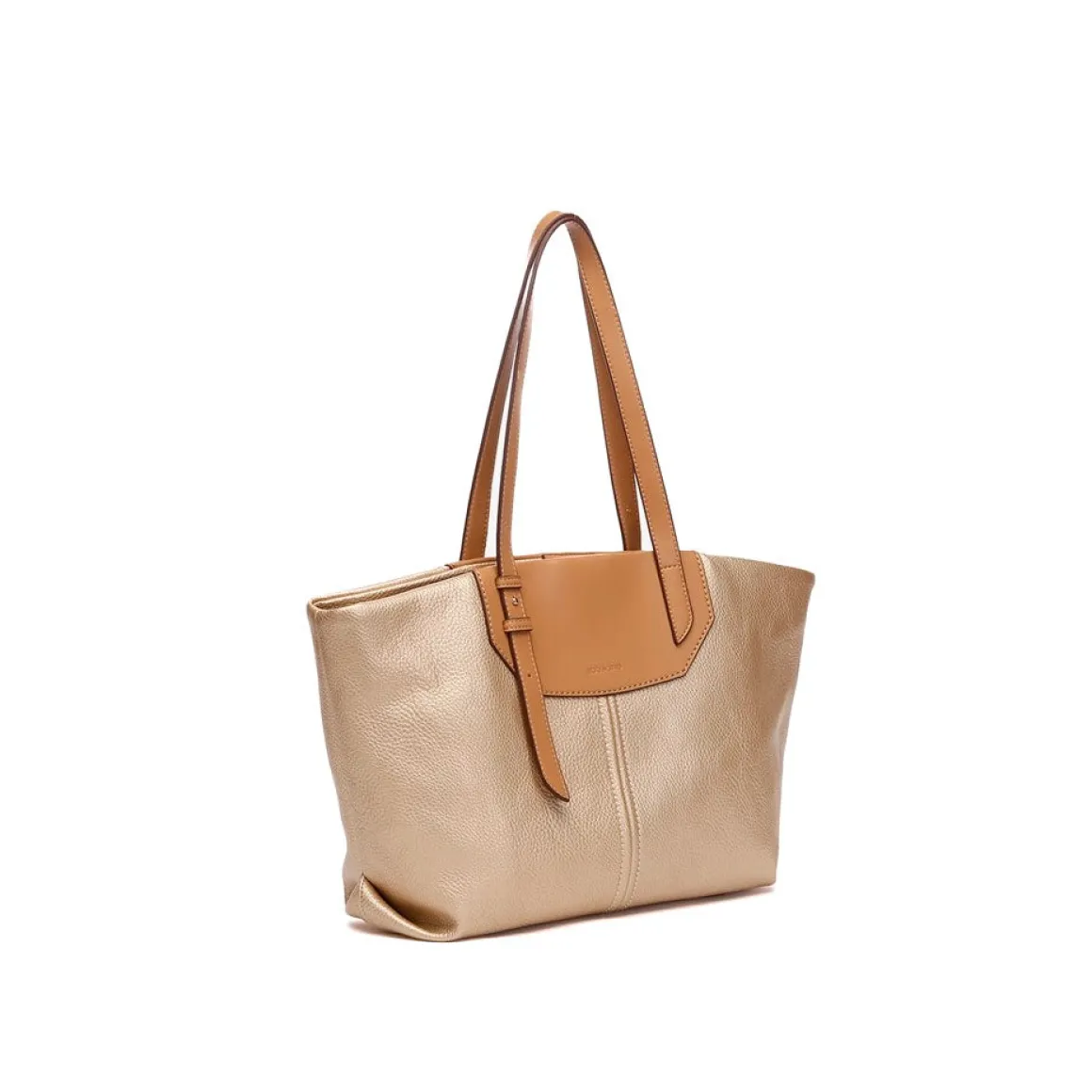 BOLSO SHOPPER ORO