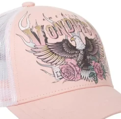 GORRA AGUILA ROSA/BLANCA