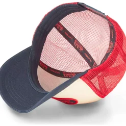 GORRA BEIGE/ROJA/AZUL