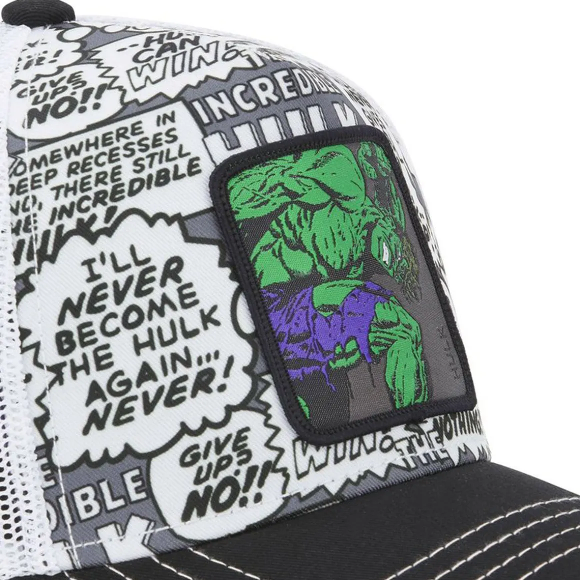 GORRA HULK BLANCA/NEGRA
