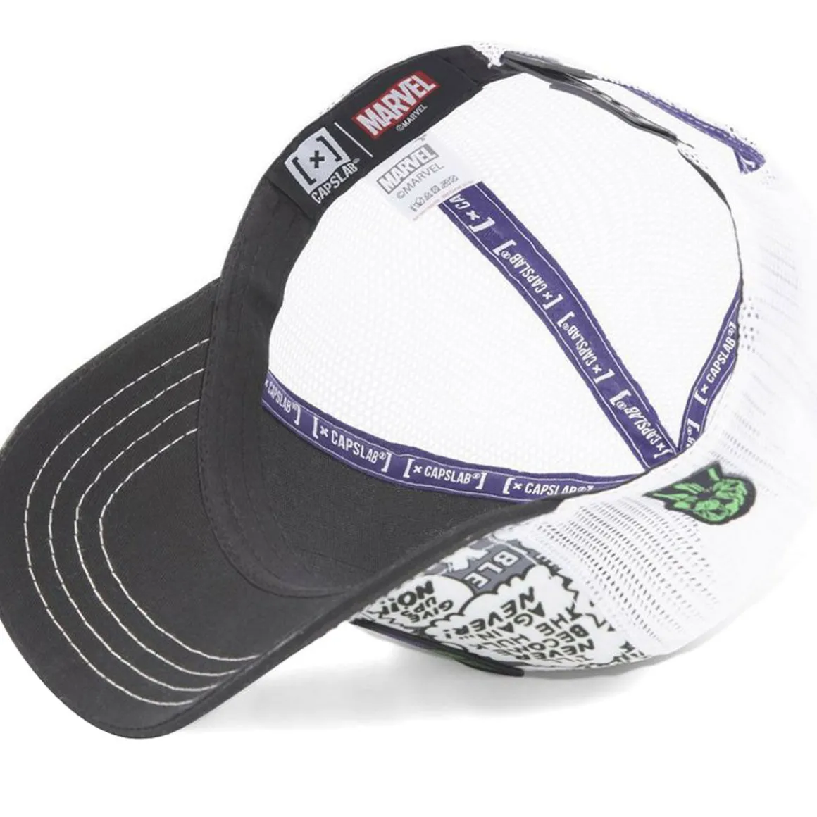 GORRA HULK BLANCA/NEGRA