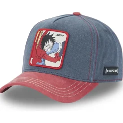 GORRA MONKEY D. LUFFY AZUL/ROJA