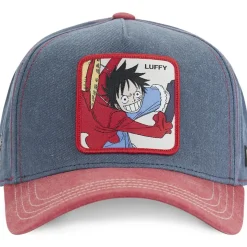 GORRA MONKEY D. LUFFY AZUL/ROJA