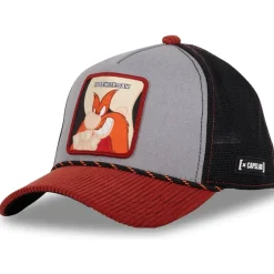 GORRA SAM BIGOTES GRIS/NEGRA/ROJA