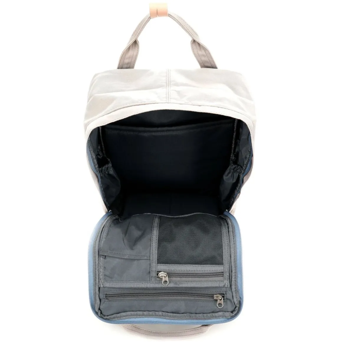 MOCHILA LT BLUE/IVORY